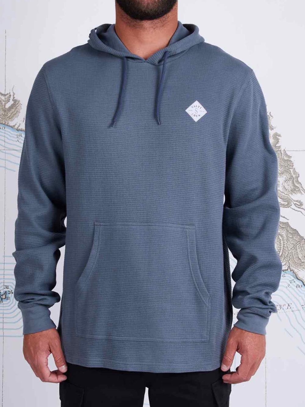 Salty Crew Tippet Thermal Waffle Hoodie